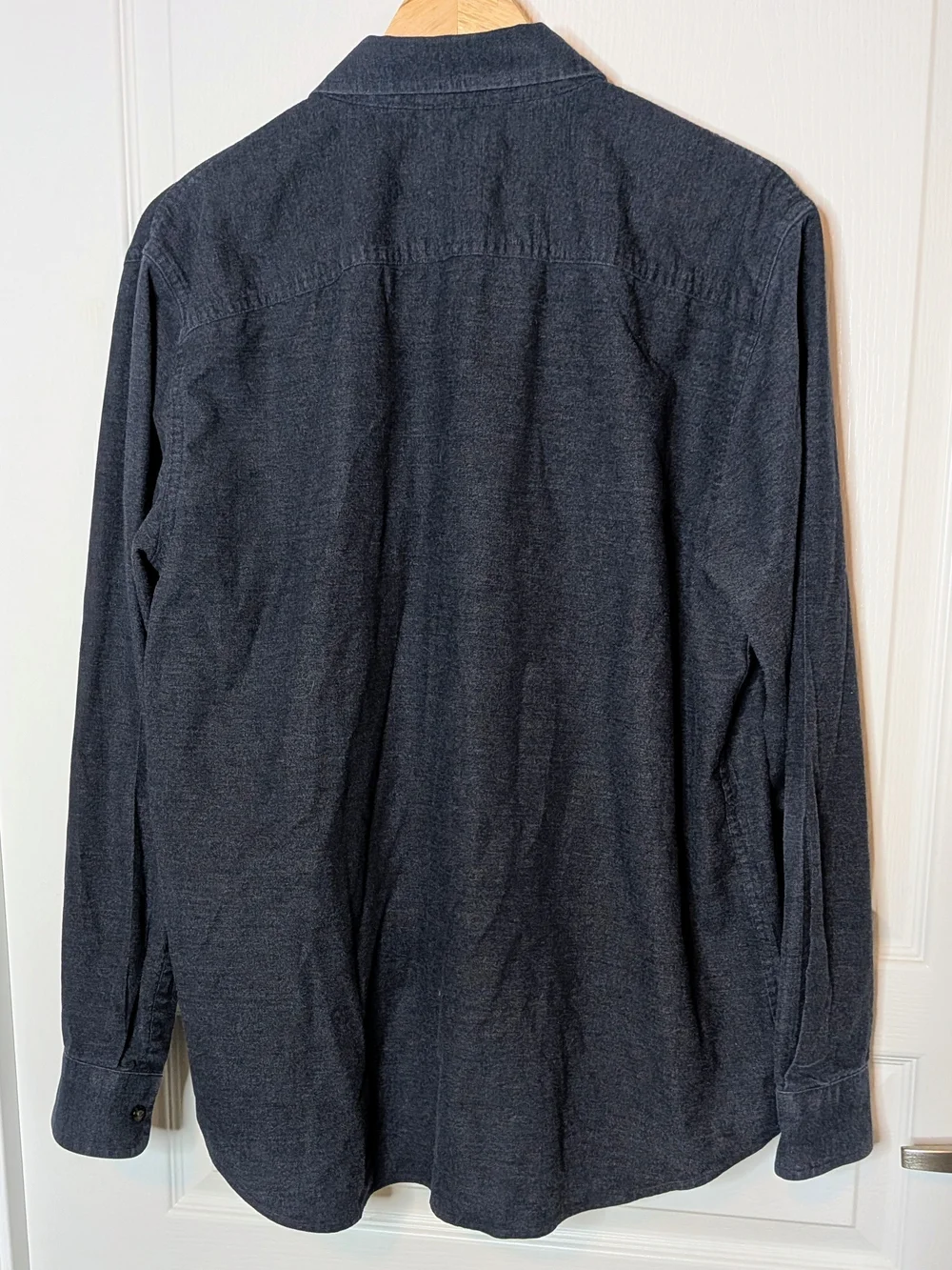 Banana Republic XL Men's Charcoal Button-Down Workshirt